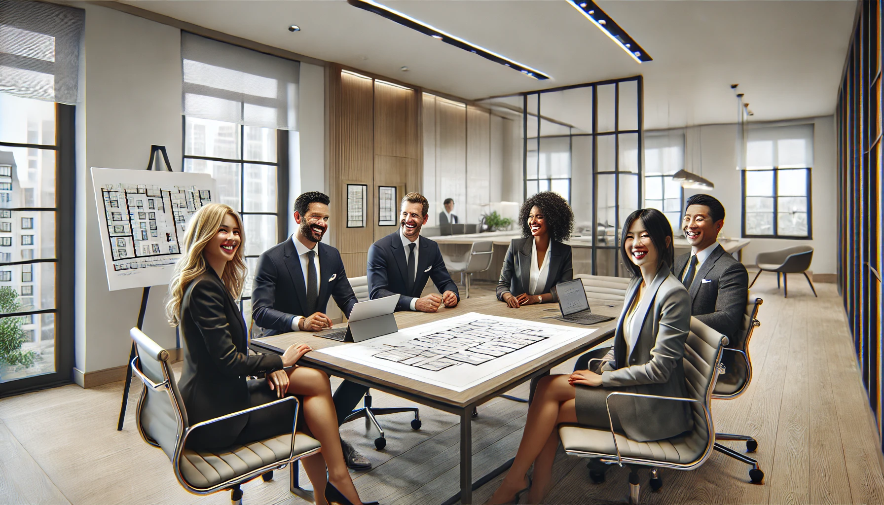 Friendly real estate team